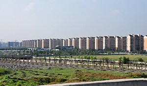 High rise apartment blocks